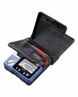 Integrated hard case with sliding cover Useful when there are numerous measurement locations included as a standard