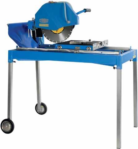 TABLE SAWING TABLE SAW MASONRY SAW TBE350 Cutting depth up to 110mm Details: - Uncompromising price/performance ratio. - Clean cutting due to a solid nonslip table.