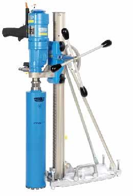 CORE DRILLING CORE DRILL STAND CORE DRILL SYSTEM DRU160 Core Drilling up to 160mm Details: - Stable roller guide for precision drilling. - Rapid assembly thanks to a standard clamping collar system.