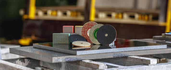 Diamond Abrasives for Construction Materials Cutting, Grinding and Polishing of Construction Materials KGS DIAMOND offers a wide range of diamond tools for both wet and dry grinding that cut, grind,