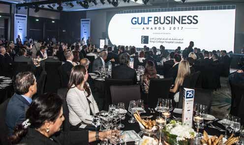 THE AWARDS Covering a wide range of economic sectors, from energy to real estate, the prestigious Gulf Business Awards is one of the most high profile events in the GCC, attracting the leading lights