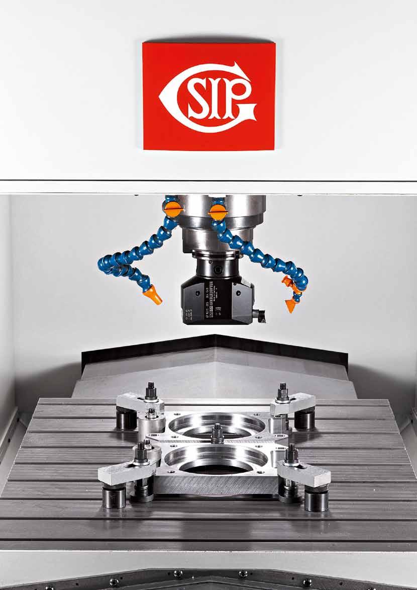 SIP 5000 series The 5000 series is designed to vertically manufacture high precision workpieces and is used in particular for the fine boring and milling of holes, edges and surfaces as well as for