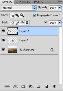 Layers After you make a selection, when you copy and paste an area of the image it becomes its own Layer or object that can be independently edited and moved within the image.