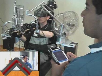 Example: Telerehabilitation through a mobile device Kinesthetic