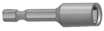 hole. 3. Select the appropriate socket driver for the anchor size and type to be installed and mount into chuck of installation tool. 4.
