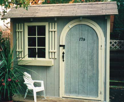 Chesapeake (T 1-11 -stained -paint/stain not included) ACCESSORIES CHOOSE FROM THE FOLLOWING OPTIONS - Extra Window Kit - Extra Arch