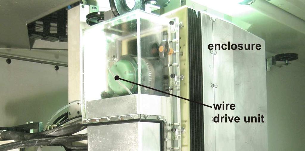 Fig. 1. WEDD-device integrated into the grinding machine. 3.