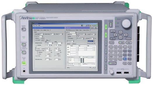 The ModBox adds impairments to the incoming datastream coming from the Anritsu PRBS MP1800A generator for instance.