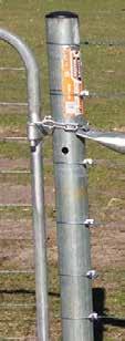POSTS STRAINER POST ASSEMBLIES EZYPIPE STRAINER POST The Waratah round post alternative to traditional