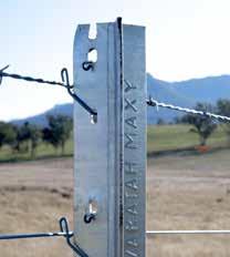 soils can be extremely corrosive to zinc and other coatings - ultimatley these factors will determine the life and performance of the product JiO MAXY Waratah s biggest and strongest fence post,
