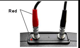 Figure 2 Double-crystal transducers (D type) shall be connected via LEMO-LEMO double cable.