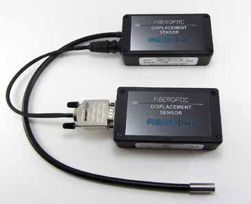 Sensor Module PC Tablet Preloaded with Philtec Software for Display and Data Collection Gap Probe CMS 3000 provides wireless turbine blade-mounted fiberoptic sensors and Windows Tablet to digitally