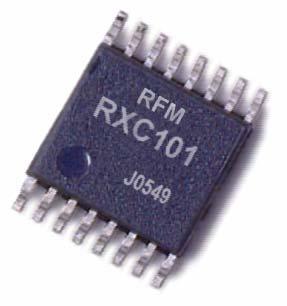 RXC101 300-1000 MHz Receiver Complies with Directive 2002/95/EC (RoHS) Product Overview RXC101 is a highly integrated single chip, zero-if, multi-channel, low power, high data rate RF receiver