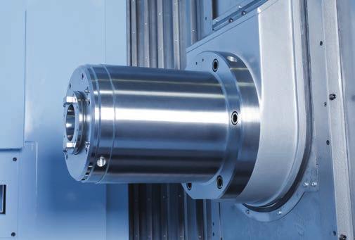 High, high rigidity, high torque & high accuracy - from aluminium to titanium, from inconel to hardened steels High-torque, high- spindle.