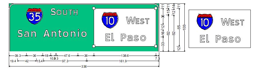 arrangement in place. You will not be able to drag the objects directly into the panel, because you will not be able to find a row under only the I10 West row.