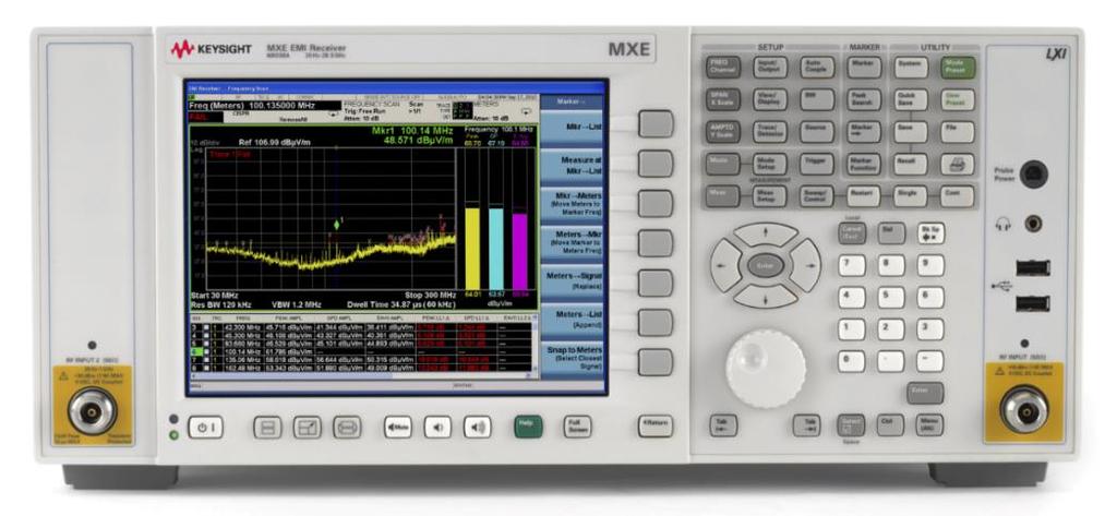 N9038A MXE EMI Receiver Blends World-Class EMI Measurement Functionality.
