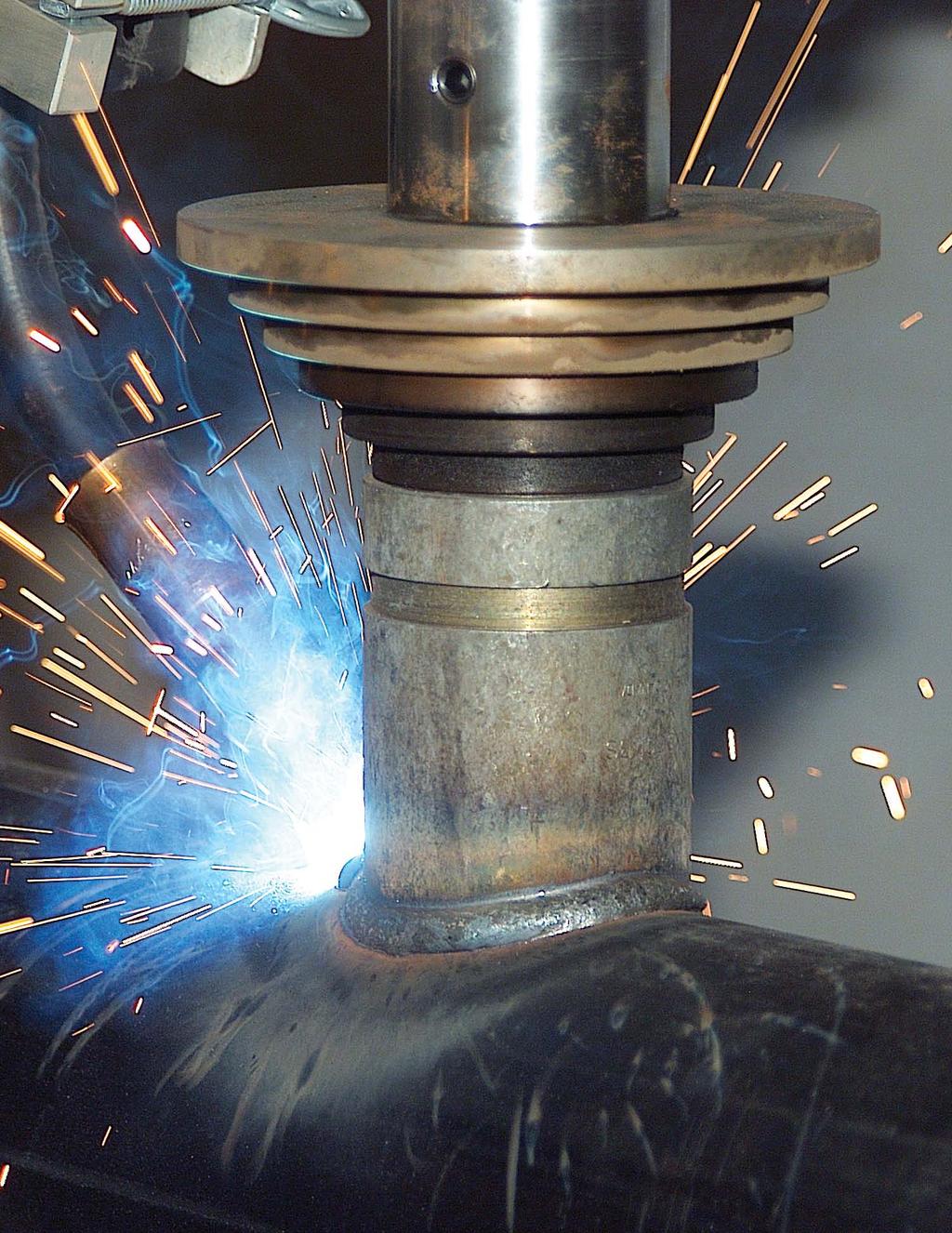 AUTOMATIC CIRCLE BURNING AND WELDING ON PIPE AND PRESSURE VESSELS No Hose or Cable Wrap-up Regardless of Direction of Rotation. Oxy-Fuel, Plasma Cutting and Welding Units Available.