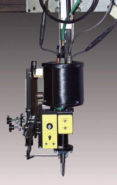 This machine is supplied with a Thermal Dynamics air plasma power source