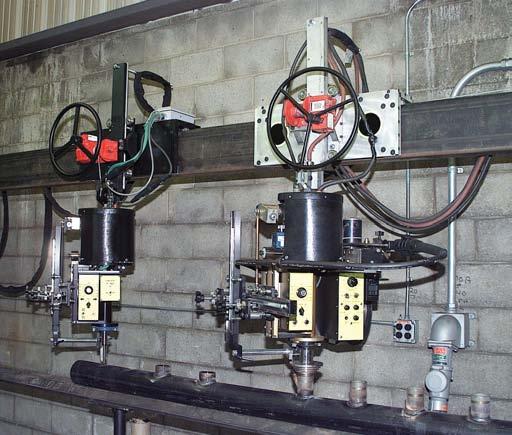 Sprinkler Fabrication Equipment TYPICAL SET UP FOR SPRINKLER FABRICATION Length of Pipe +