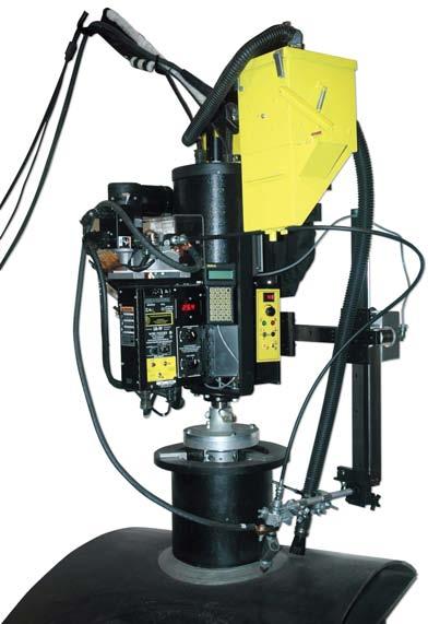 The CWP-5AX Programmable Circle Welder (CWP-1560) is designed for single or multi-pass welding of couplings or nozzles utilizing Sub-Arc, MIG or Flux Core process capable of welding  The CWP-7