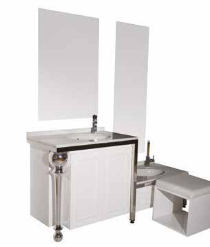 mirror, hilton sink marble over battery with wholes,