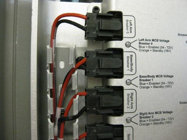 16. Replace all cables to the power board. Start with the wireless runstop cable.