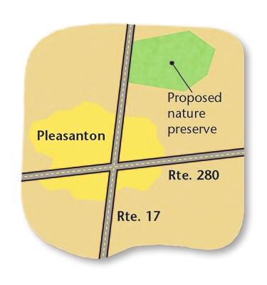 Pleasanton is growing rapidly, and much of the new development is occurring o utside the city limits. This development is destroying warbler habitat.