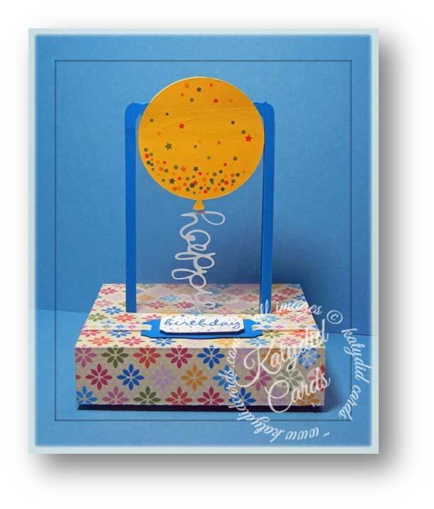 Celebrate Standing Pop-Up Card Tutorial Impress people with a balloon that actually floats.