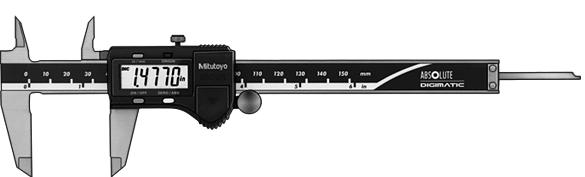 Layout, Measurement and Drawing Electronic Digital Calipers inside depth outside easy switching between metric and