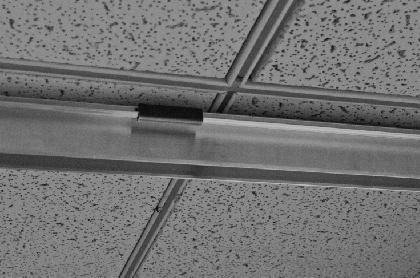 Ceiling channel must be set in place before positioning the various components. Accurate installation of ceiling rail per shop drawings is critical to a satisfactory installation (Figure 3).