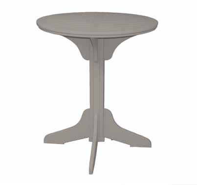 Table - Square JPCT30SQ 29 30 30 45 30 Pedestal High Top Table - Round JPHCT30R 42 30