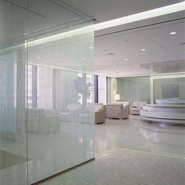 SANDBLASTED GLASS How It s Made Protective masking placed on clear areas Abrasive
