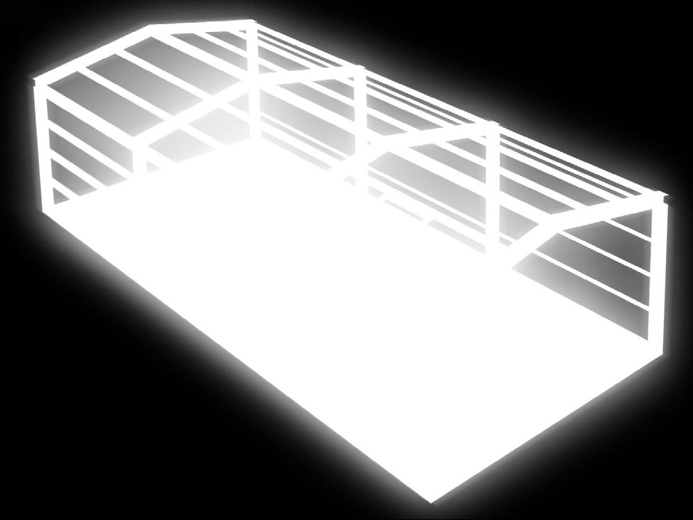 optimised secondary structure for fixing skylights, smoke