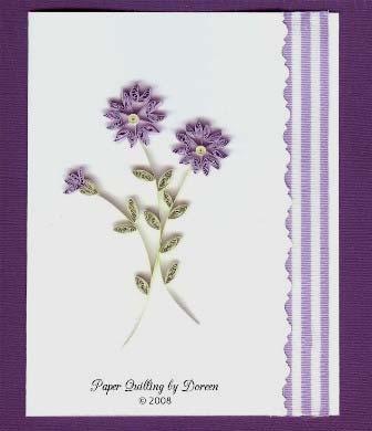 Page 3 Design Team Dark Purple Card: Ingredients: August kit, 2 sided tape, sticky dots, craft glue,