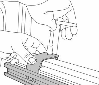 Install Rail Assemblies Place a Rail Assembly along the side of the vehicle.