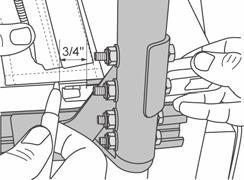 Mark Clamp Locations Mark the locations of the rear Clamps on the soft top.