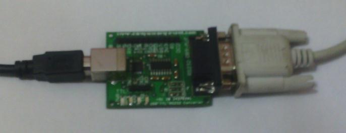 4.3.6 RS232 to USB convertor The USB-RS232-PCB is a USB to RS232 level serial UART converter PCB incorporating USB to Serial UART interface IC device which handles all the USB signaling and protocols.
