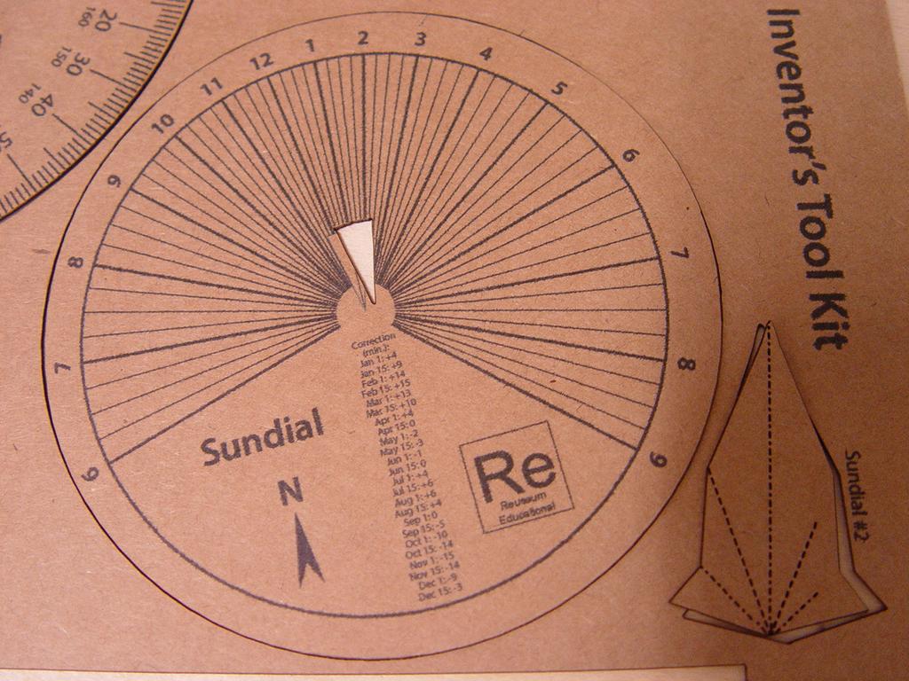 4 There are many different types of sundials. The markings on a sundial change depending on where you are on the Earth.