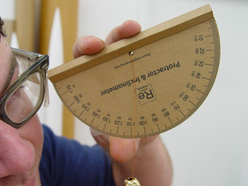 11 #Participants # should choose a partner for the rest of the Inclinometer lesson. Look at an object that is at eye level.