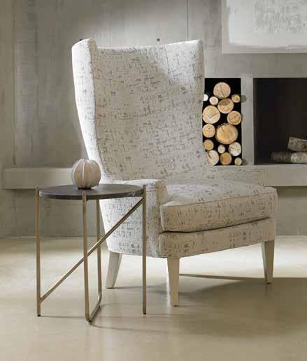 967-110 Infinito Spot Table, see page 1 Sherrill Furniture DC24 Wing Chair Sherrill