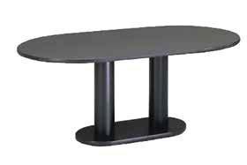 FURNISHINGS CONFERENCE TABLES GEO CONFERENCE TABLE glass/black steel