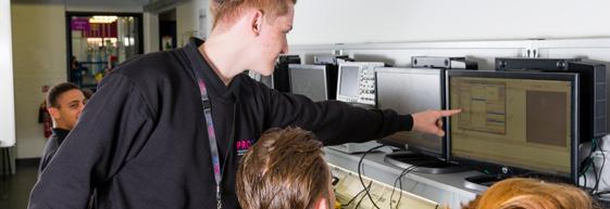 Higher Apprenticeship/ Higher National Certificate (HNC) Electronic Systems The course is relevant to those wanting to progress to design or leadership positions and can lead to roles such as a