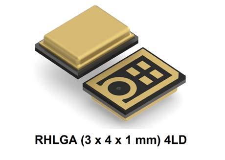 6 db signal-to-noise ratio Omnidirectional sensitivity 26 dbfs sensitivity PDM single-bit output with option for stereo configuration RHLGA package Bottom-port design SMD-compliant EMI-shielded