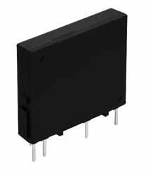 Mounting space has been reduced to 3% (compared to conventional SSR s) while meeting high density PC board mounting requirements.. Snubber circuit preventing malfunction 3.