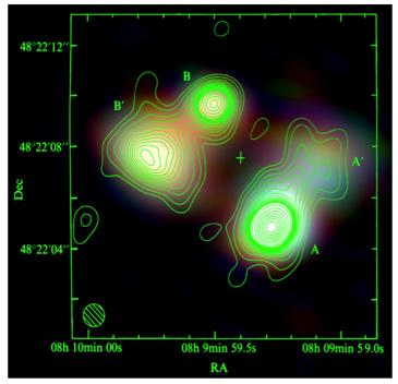 LOFAR VLBI imaging of 3C196 LBA image of 3C196 with MERLIN HBA image of 3C196 resolves 408