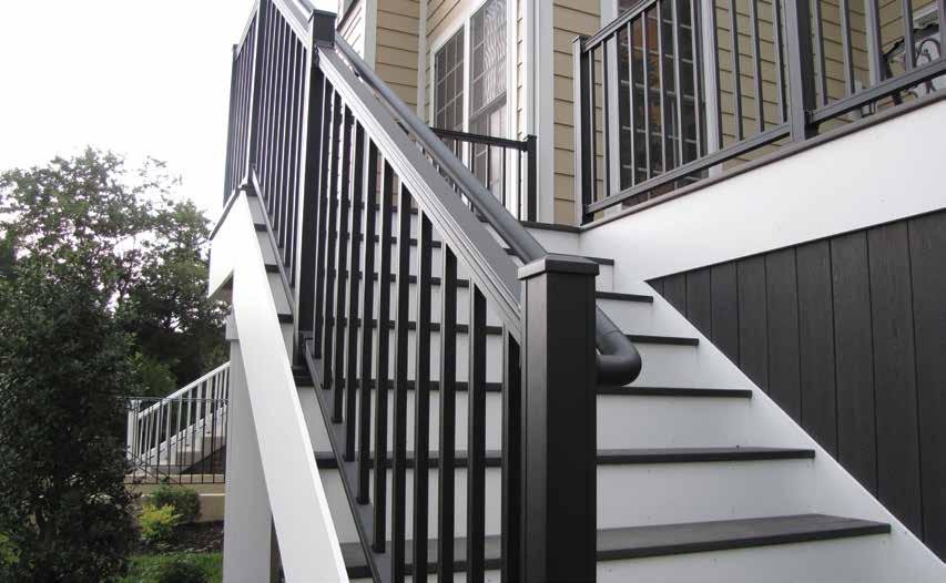 SECONDARY HANDRAIL Secure and Reliable For those who have trouble walking or just prefer something to hold on to, our safe secondary handrail provides a continuous graspable surface for peace of mind.