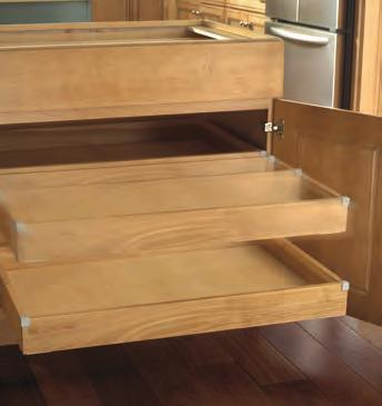 Cabinets with limited interior visibility, such as Drawer Bases (2DB, 3DB, 4DB ),