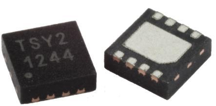 High Accuracy Temperature Sensor 16 bit Resolution High Speed, low Response Time Low Power Consumption I 2 C Interface Small TDFN8 Package DESCRIPTION The TSYS02D is a single chip, temperature sensor.