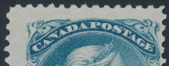 ... Unitrade $5,000 68 */** #28 1868 12½c blue Large Queen
