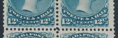 ... Unitrade $2,400 69 73 69 (*) #28 1868 12½c blue Large